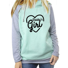 Load image into Gallery viewer, 2020 New Fashion Daddy Girl Print Tops Hoodies Sweatshirt Femmes Women Sweatshirts Frauen Thick Cotton Harajuku Street Pullovers