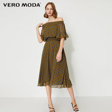 Load image into Gallery viewer, Vero Moda Women‘s Printed Off-the-shoulder Chiffon Dress | 31926Z554