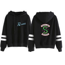 Load image into Gallery viewer, Riverdale print Hooded Sweatshirts South side Serpents Oversized Hoodie Riverdale Women Sleeve Pullover Hoodie casual clothes