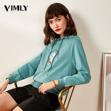 Load image into Gallery viewer, Vimly Casual Cartoon Hoodies For Women Streetwear Female Cotton Hoodies Sweatshirts Ladies Stylish Street Pullovers