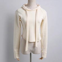 Load image into Gallery viewer, Women Brand Streetwear Sexy Short Style Hoodies Long Sleeve Sweatshirts Element personalized Tops Cotton Pullover