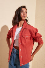 Load image into Gallery viewer, Trendyol Basic Denim Jacket TWOSS20CE0159
