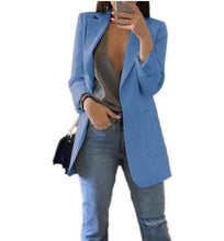 Load image into Gallery viewer, Hot 2020 Women Fashion Jacket Female Work Office Solid Pocket Business Casual Suit Coat
