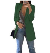 Load image into Gallery viewer, Hot 2020 Women Fashion Jacket Female Work Office Solid Pocket Business Casual Suit Coat
