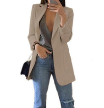 Load image into Gallery viewer, Hot 2020 Women Fashion Jacket Female Work Office Solid Pocket Business Casual Suit Coat
