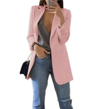 Load image into Gallery viewer, Hot 2020 Women Fashion Jacket Female Work Office Solid Pocket Business Casual Suit Coat
