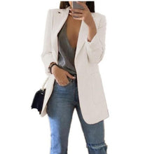 Load image into Gallery viewer, Hot 2020 Women Fashion Jacket Female Work Office Solid Pocket Business Casual Suit Coat
