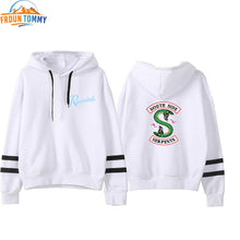 Load image into Gallery viewer, Riverdale print Hooded Sweatshirts South side Serpents Oversized Hoodie Riverdale Women Sleeve Pullover Hoodie casual clothes
