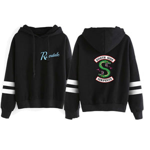 Riverdale print Hooded Sweatshirts South side Serpents Oversized Hoodie Riverdale Women Sleeve Pullover Hoodie casual clothes