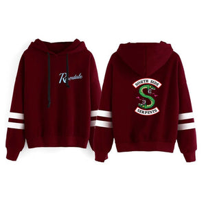 Riverdale print Hooded Sweatshirts South side Serpents Oversized Hoodie Riverdale Women Sleeve Pullover Hoodie casual clothes