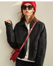 Load image into Gallery viewer, Amii Autumn Women Streetwear Jacket Female Fashion Solid Lapel Zipper Long Sleeve Overcoat 11920225
