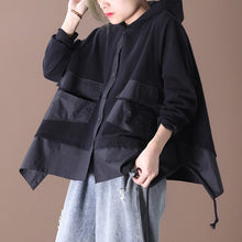 Load image into Gallery viewer, Max LuLu 2020 Spring Fashion Ladies Loose Hooded Hoodies Womens Casual Patchwork Sweatshirts Punk Style Female Clothes Plus Size
