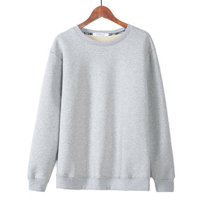 Fashion  Womens sweatshirts pullover Gray hoodie Long Sleeve  Casual Pullover Tops