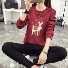 Load image into Gallery viewer, Hooded weatshirt Autumn Crop Top Long Sleeve Sweatshirt Hoodie Letter Print Top Gray  Sweatshirts
