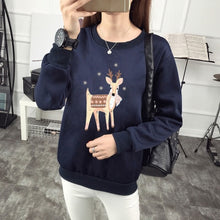 Load image into Gallery viewer, Hooded weatshirt Autumn Crop Top Long Sleeve Sweatshirt Hoodie Letter Print Top Gray  Sweatshirts
