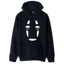 Load image into Gallery viewer, Spirited Away faceless No face man Girls Woman Hoodie Miyazaki Hayao mysterious ghost white Couple Clothes Autumn Winter ZIIART
