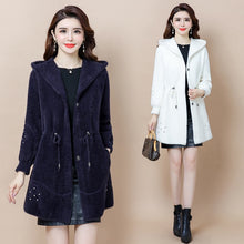 Load image into Gallery viewer, E Women Coat Fashion Jacket for Slim Outerwea Black Long Sleeve Zipper Turn-down Collar Short Coat Slim Fit 2020
