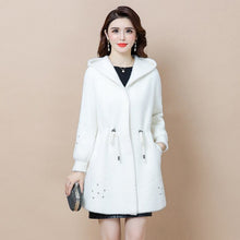 Load image into Gallery viewer, E Women Coat Fashion Jacket for Slim Outerwea Black Long Sleeve Zipper Turn-down Collar Short Coat Slim Fit 2020

