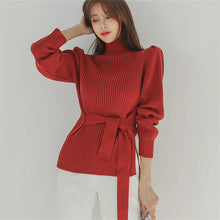 Load image into Gallery viewer, Fall / Winter 2020 Stretch Casual Pullover Fashion Turtleneck Warm Women&#39;s Sweater
