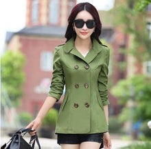 Load image into Gallery viewer, Women Jackets Coats 2019 New Autumn Slim Woman Casual Plus Size Double Breasted Blasers Chaquetas Mujer Casaco Jaqueta Feminina
